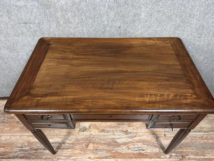 Magnifica scrivania in mogano Art Déco del 1930 circa