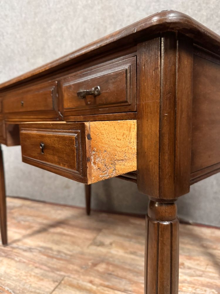 Magnifica scrivania in mogano Art Déco del 1930 circa