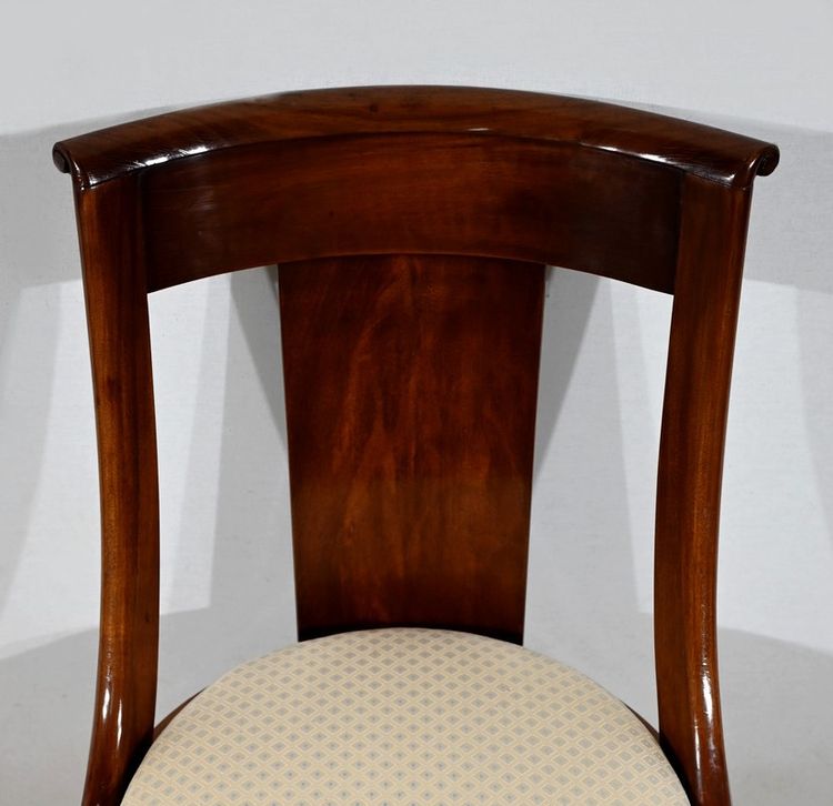 Suite of 4 Mahogany Gondola Chairs - Early 20th century