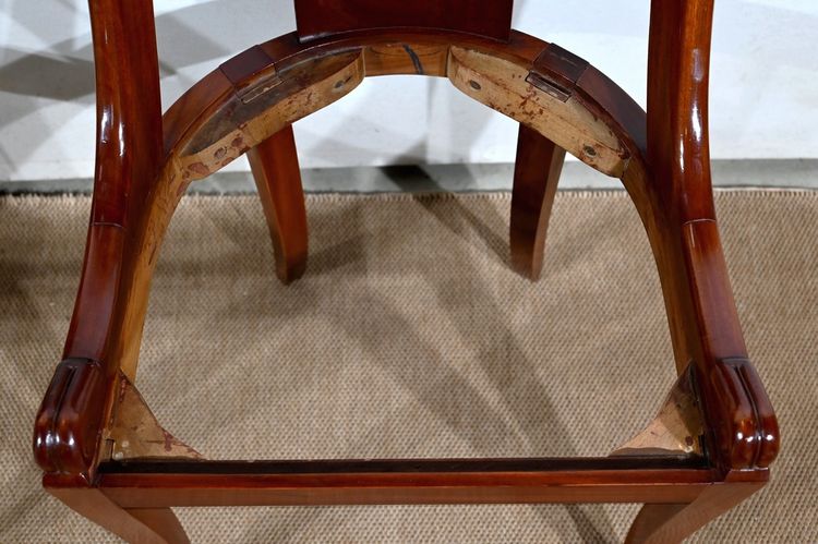 Suite of 4 Mahogany Gondola Chairs - Early 20th century