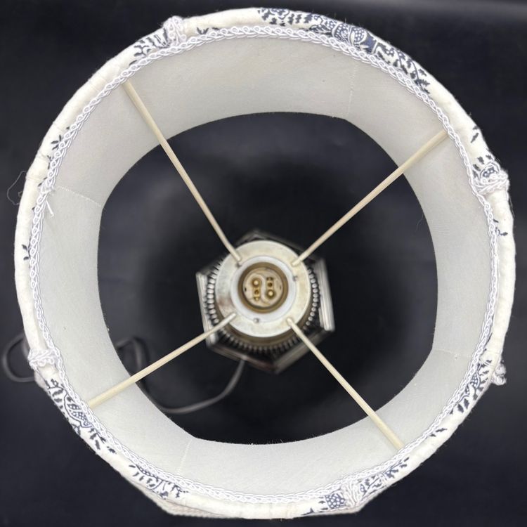 LAMPE BRONZE ARGENTÉ 