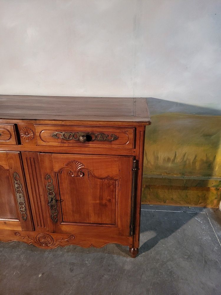 Credenza bassa Luigi XV in ciliegio