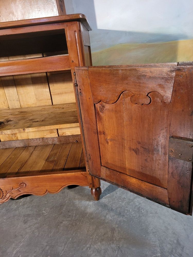 Credenza bassa Luigi XV in ciliegio