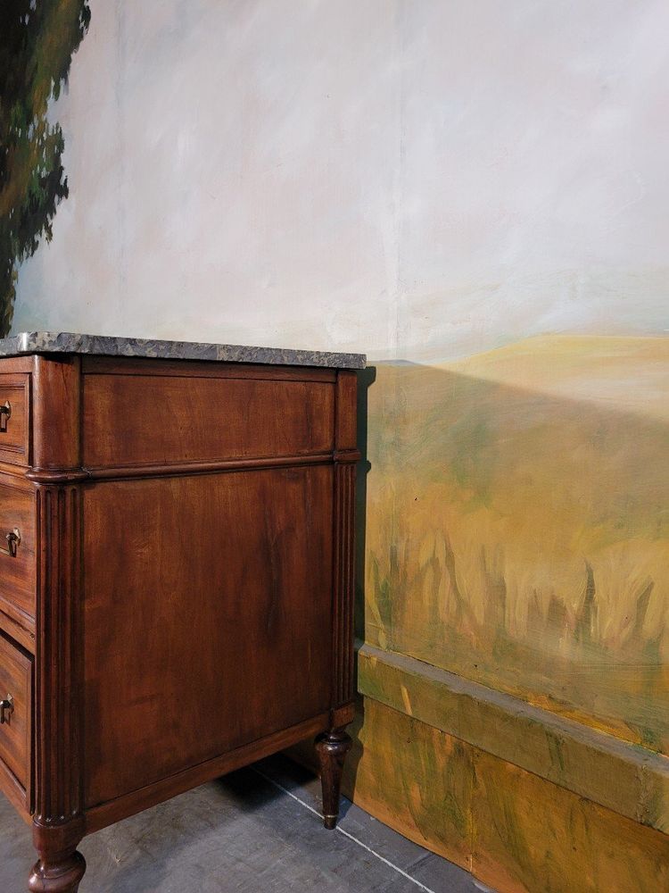 Petite commode Louis XVI En Acajou