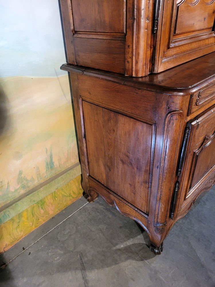 Buffet Deux Corps Louis XV Aus Eiche
