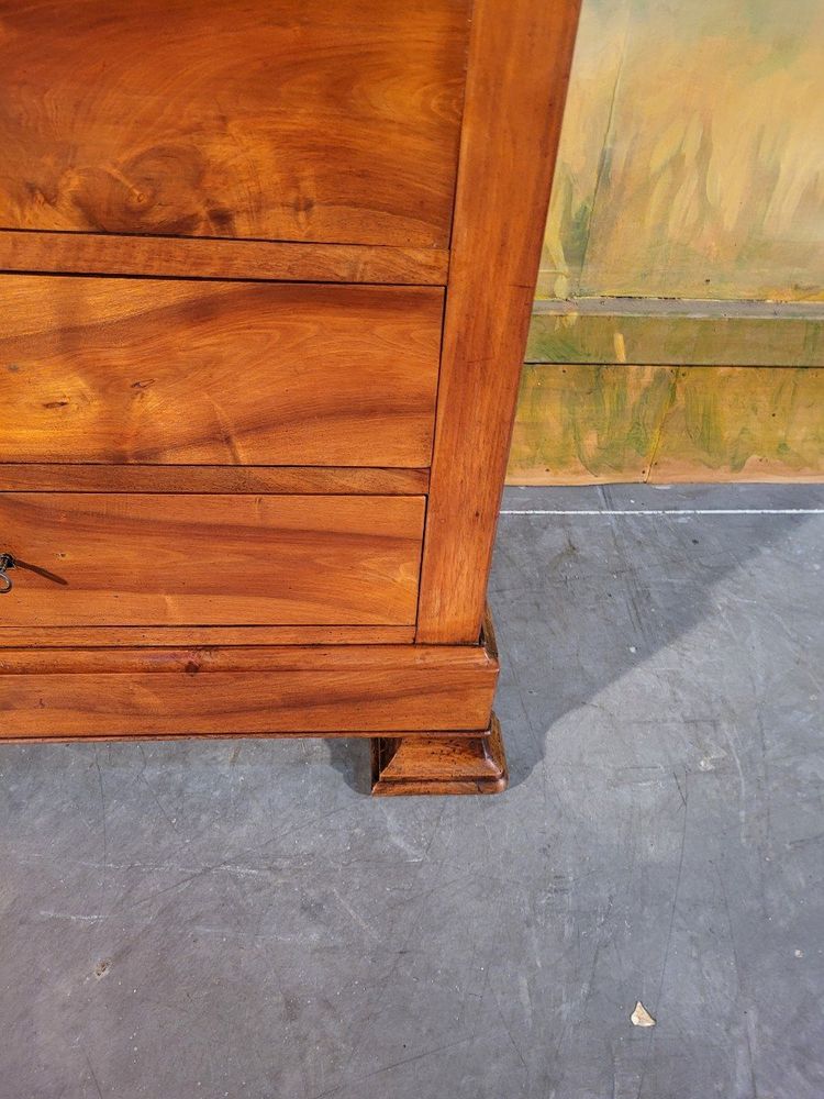 Chiffonnier Grande Commode En Noyer Massif XIX ème