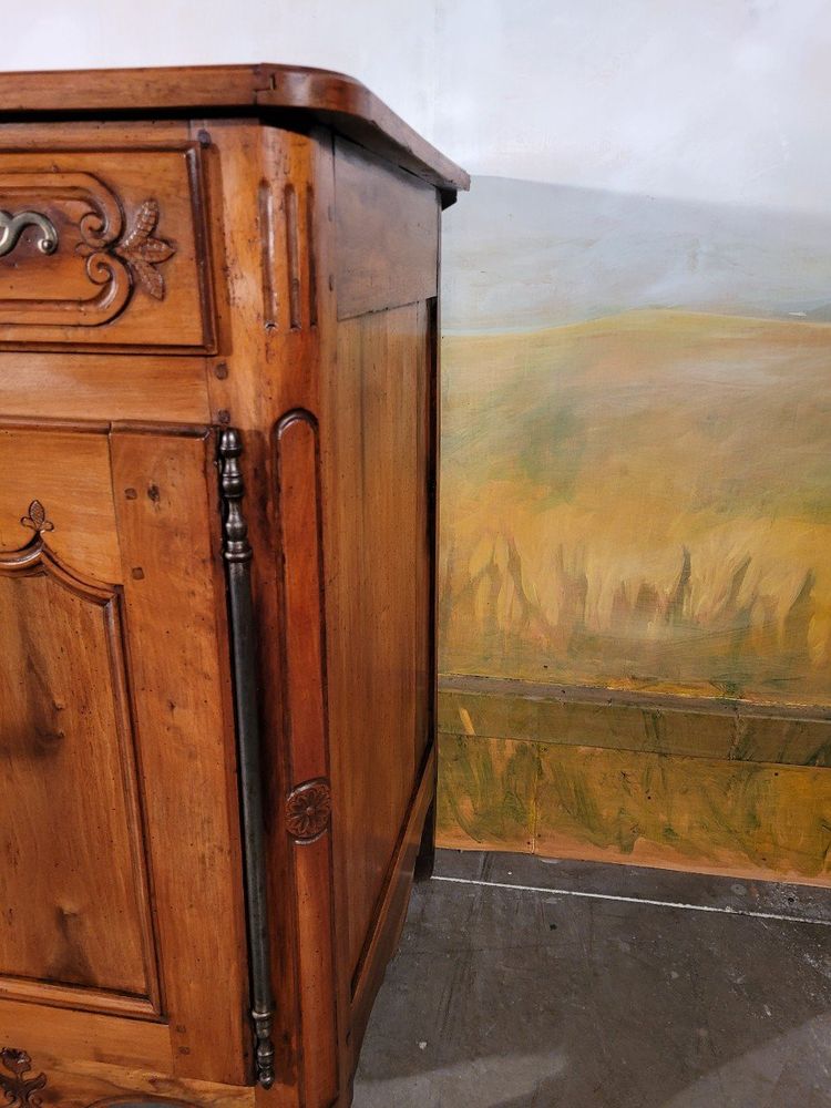 Niedriges Buffet Louis XV Aus Obstbaumholz