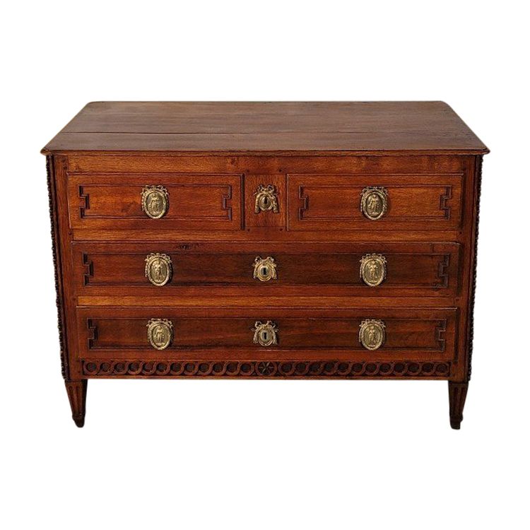 Commode époque Louis XVI En Chêne