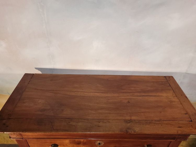 Grande Commode époque Restauration En Merisier