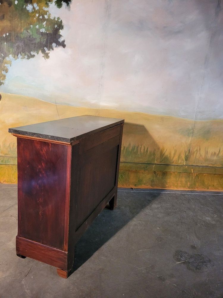 Petite Commode Napoléon III En Acajou