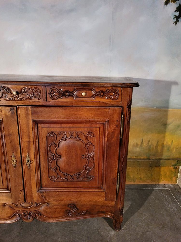 Buffet in legno di noce in stile Art Déco Luigi XV