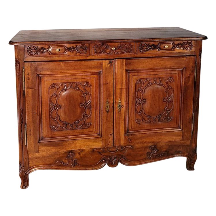 Buffet in legno di noce in stile Art Déco Luigi XV