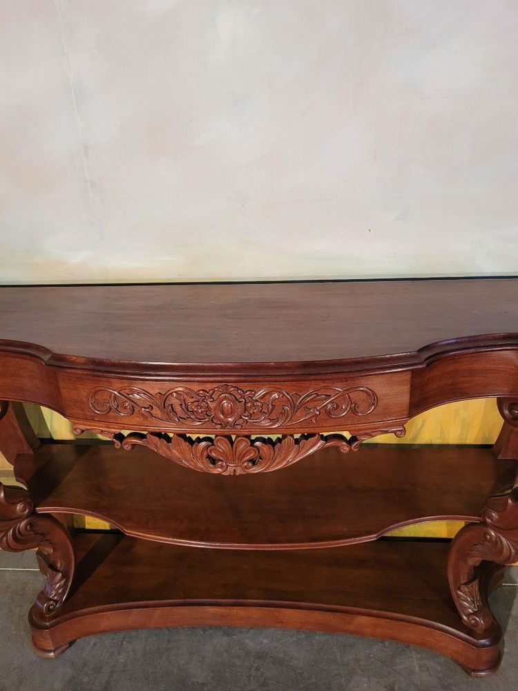 Grande consolle in mogano in stile Napoleone III