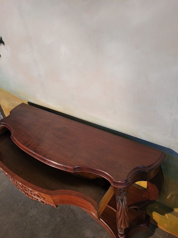 Grande consolle in mogano in stile Napoleone III