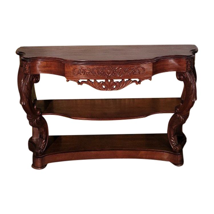 Grande consolle in mogano in stile Napoleone III