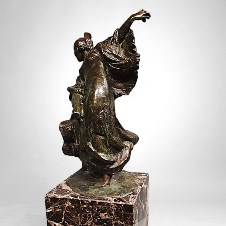 Ballerina di flamenco - Bronzo di Joanny Durand (1886-1955)