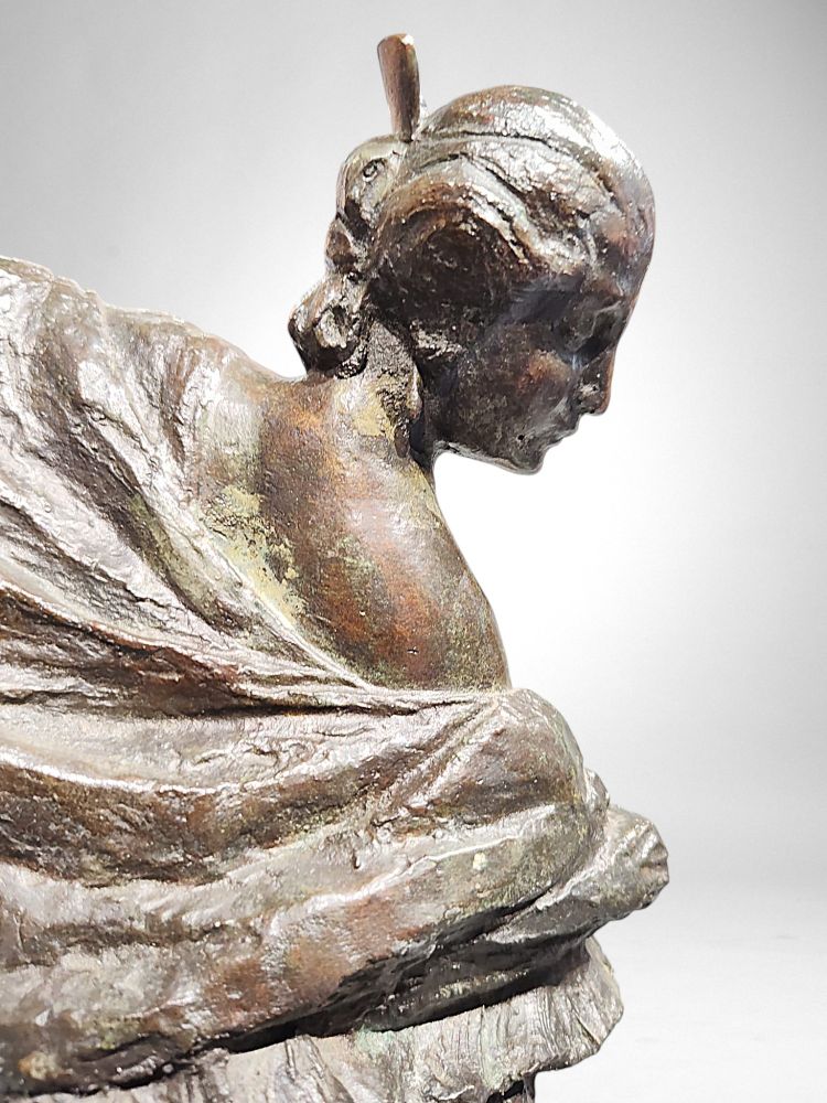 Ballerina di flamenco - Bronzo di Joanny Durand (1886-1955)