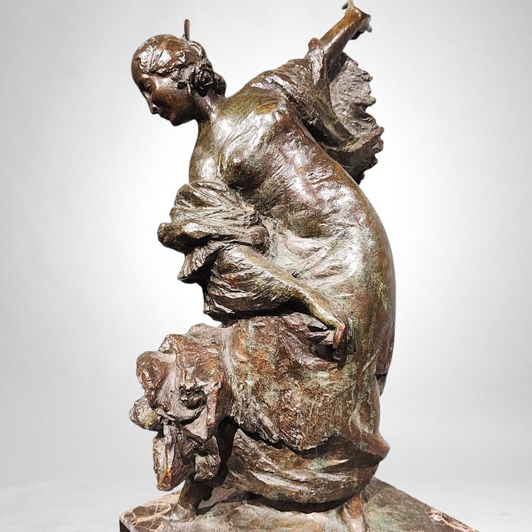 Ballerina di flamenco - Bronzo di Joanny Durand (1886-1955)