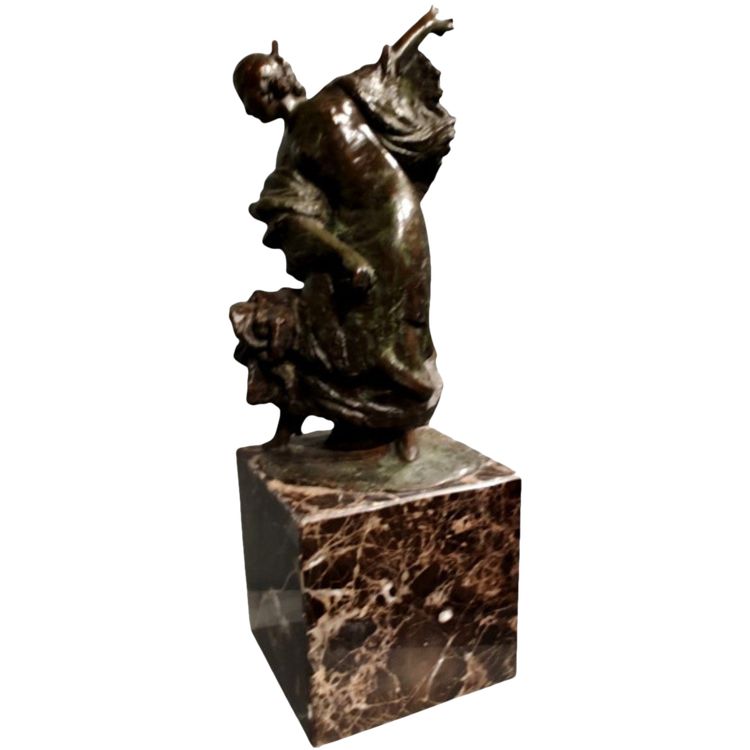 Ballerina di flamenco - Bronzo di Joanny Durand (1886-1955)