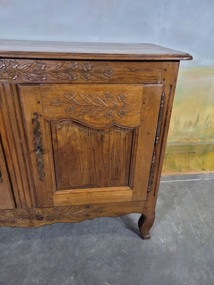 Buffet Bas Normand En Chêne époque XIX ème