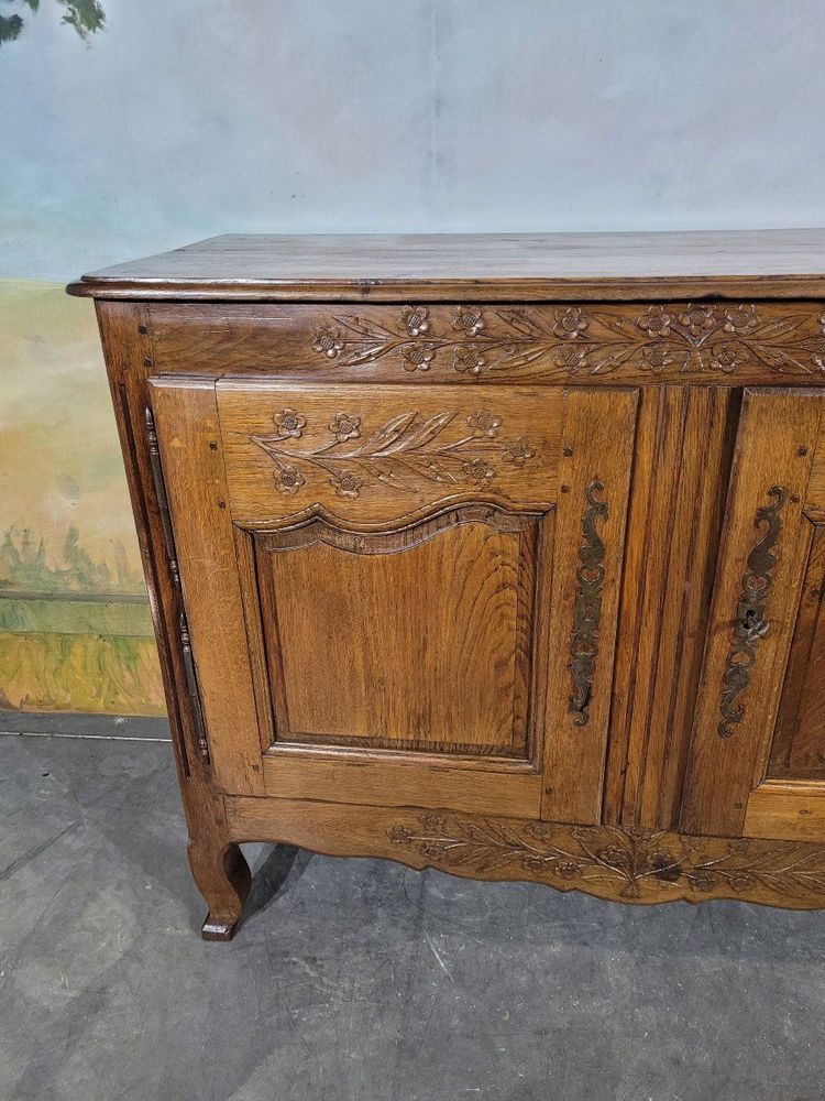 Buffet Bas Normand En Chêne époque XIX ème