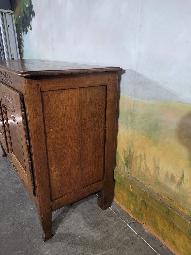 Buffet Bas Normand En Chêne époque XIX ème