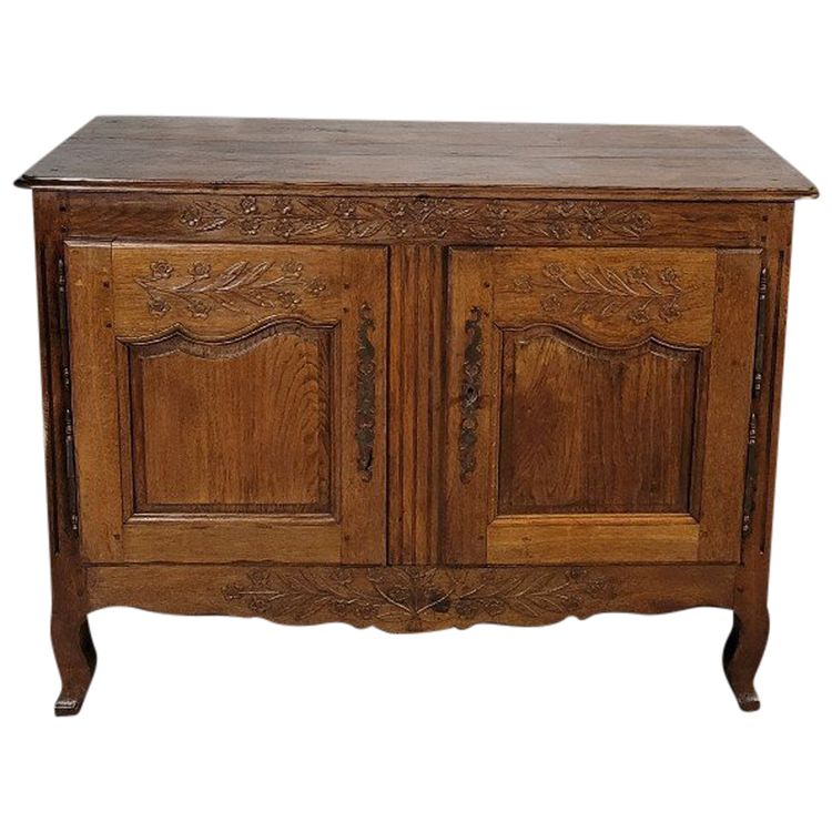 Buffet Bas Normand En Chêne époque XIX ème