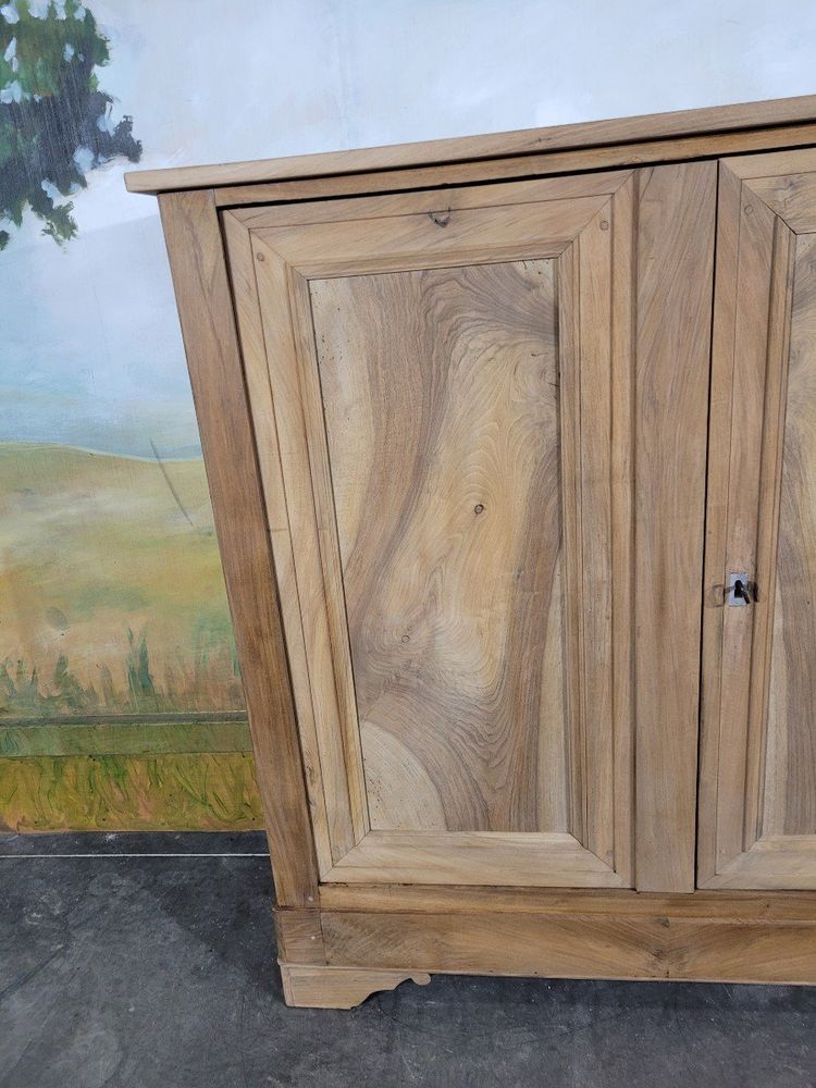 Louis Philipe Solid Walnut Bassette Cabinet