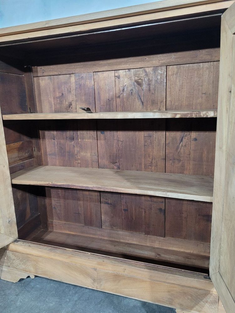 Louis Philipe Solid Walnut Bassette Cabinet