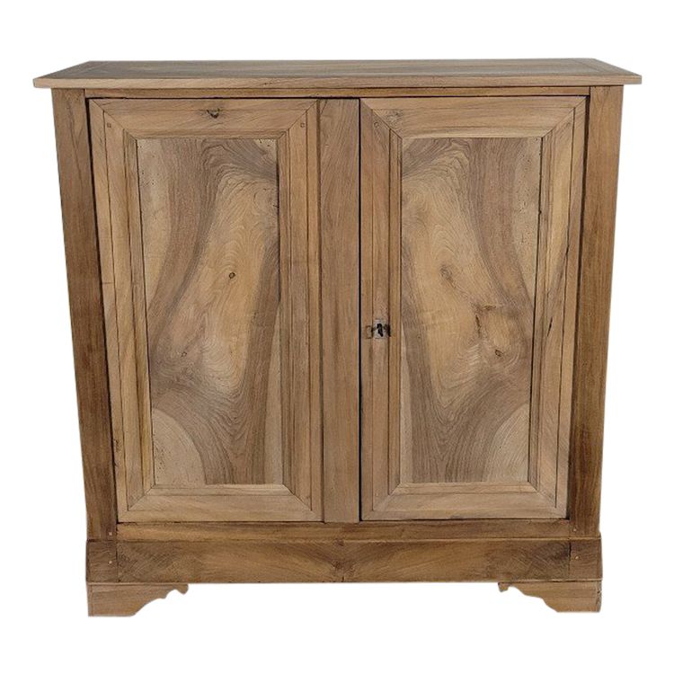 Louis Philipe Solid Walnut Bassette Cabinet