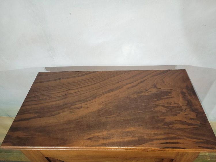 Louis Philippe Vitré Jam Jar in Solid Walnut, 19th Century