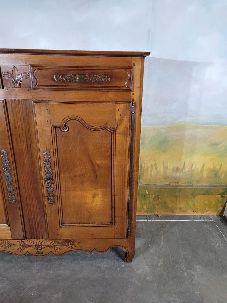 Buffet Haut, Buffet Trois Quarts XIX ème En Merisier