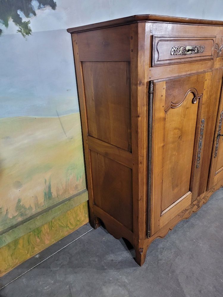 Buffet Haut, Buffet Trois Quarts XIX ème En Merisier