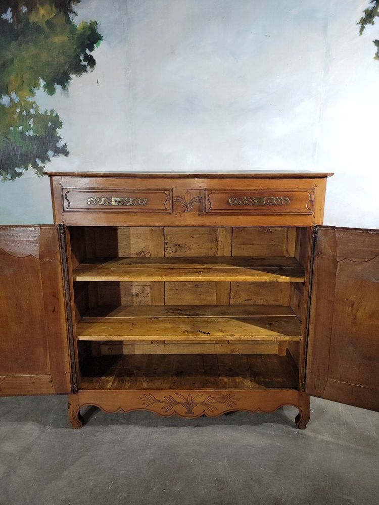 Buffet Haut, Buffet Trois Quarts XIX ème En Merisier