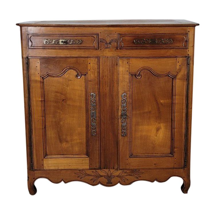 Buffet Haut, Buffet Trois Quarts XIX ème En Merisier