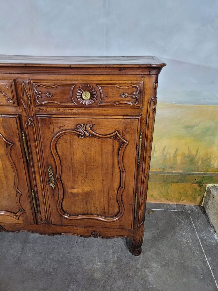Louis XV period sideboard In solid cherrywood