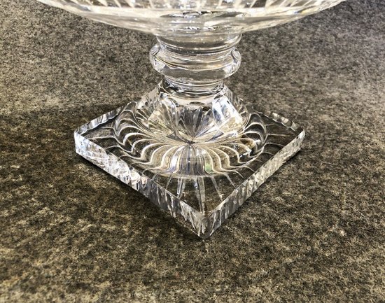 Coupe En Cristal Taillé, Fin XIXe Siècle