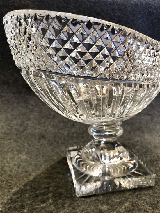 Coupe En Cristal Taillé, Fin XIXe Siècle