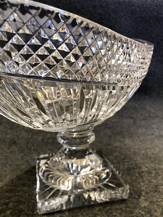 Coupe En Cristal Taillé, Fin XIXe Siècle