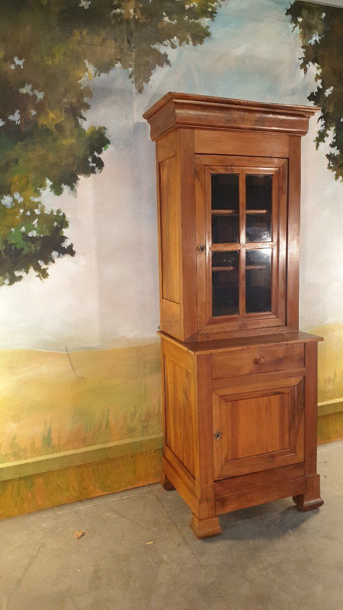 Buffet Deux Corps étroit Louis Philippe