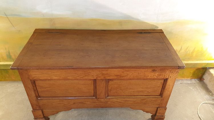Maie Coffre En Chêne Du XIX ème Siècle