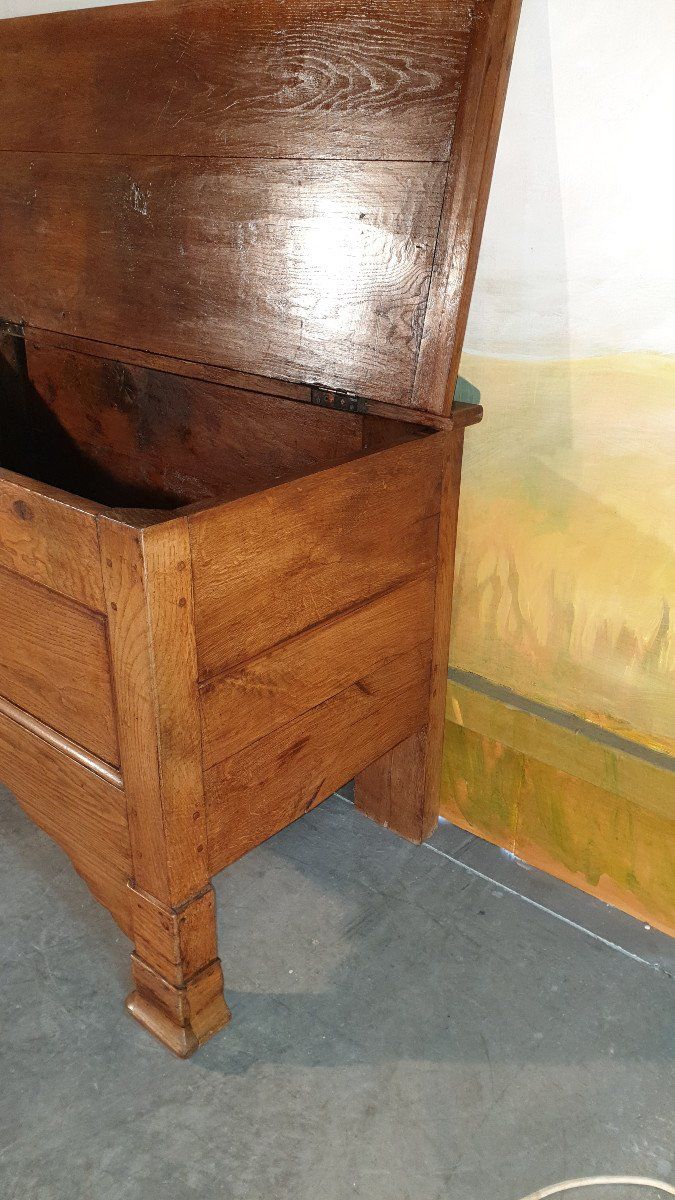 Maie Coffre En Chêne Du XIX ème Siècle