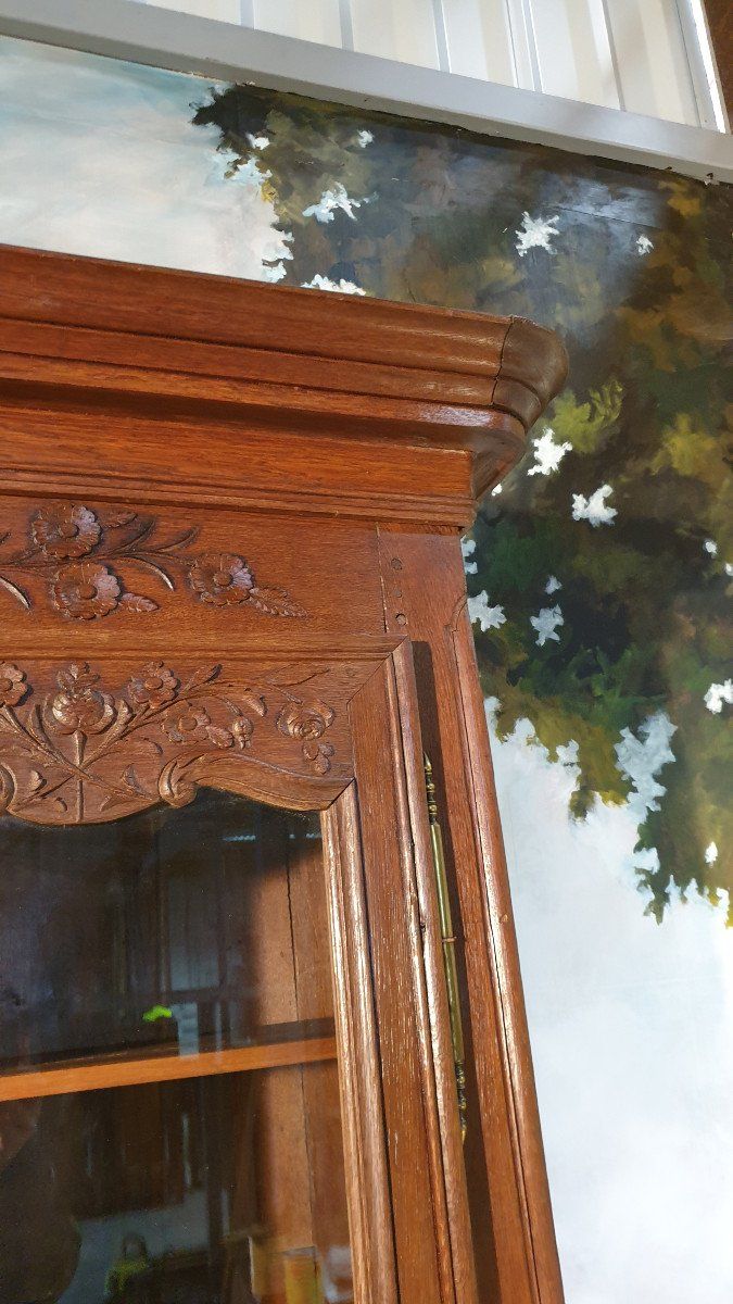 Norman Library in Carved Oak
