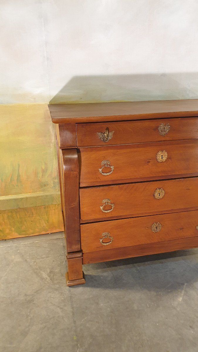Petite Commode Restauration En Noyer