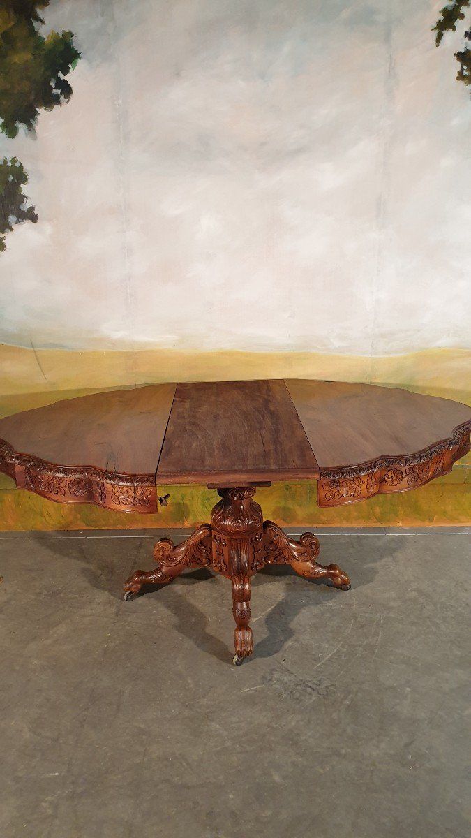 Guéridon, Table à Pied Central Napoléon III