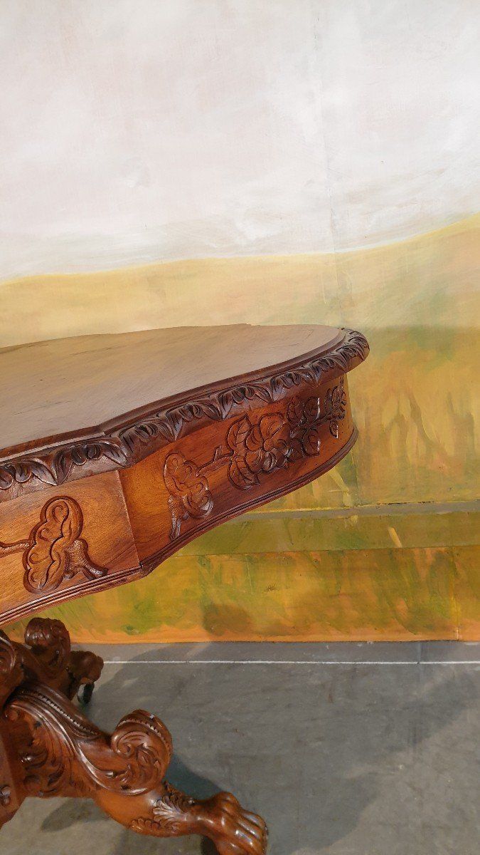 Guéridon, Table à Pied Central Napoléon III
