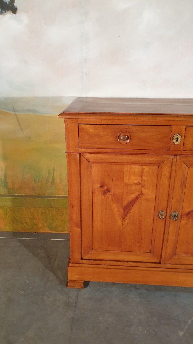 Kleines Louis Philippe Sideboard aus Kirschholz