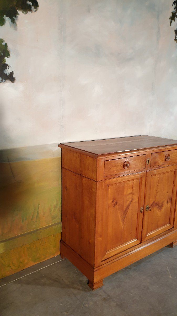 Kleines Louis Philippe Sideboard aus Kirschholz