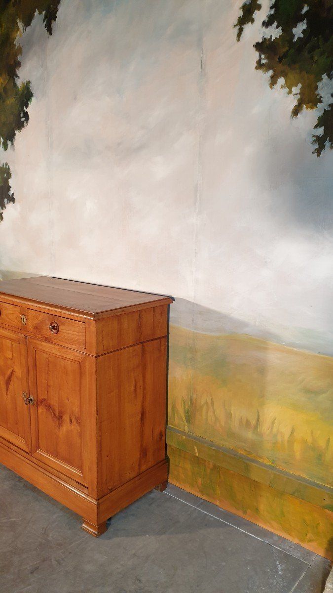 Kleines Louis Philippe Sideboard aus Kirschholz