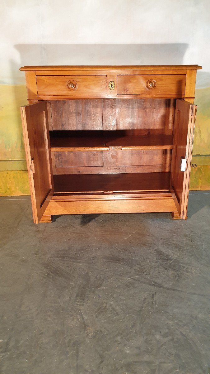 Kleines Louis Philippe Sideboard aus Kirschholz